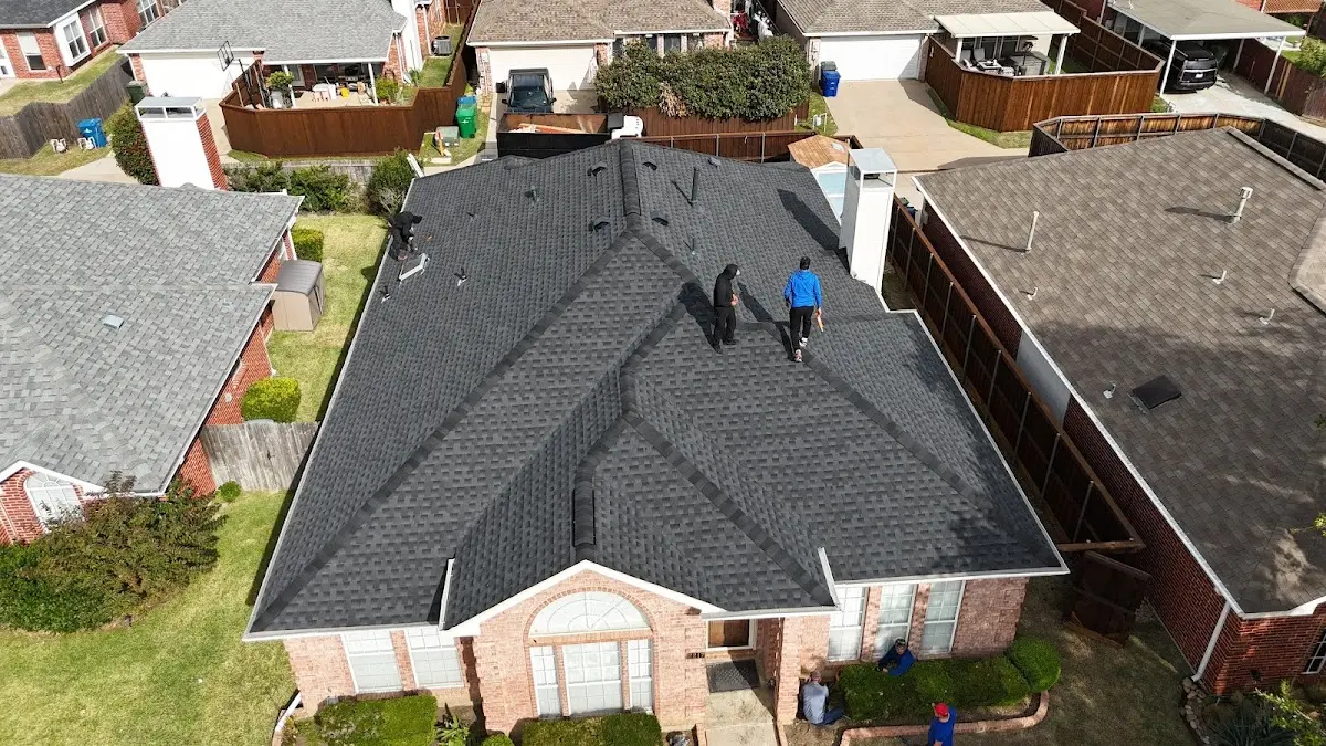 Slate & Tile Roof Repair work in progress on a Bremen property